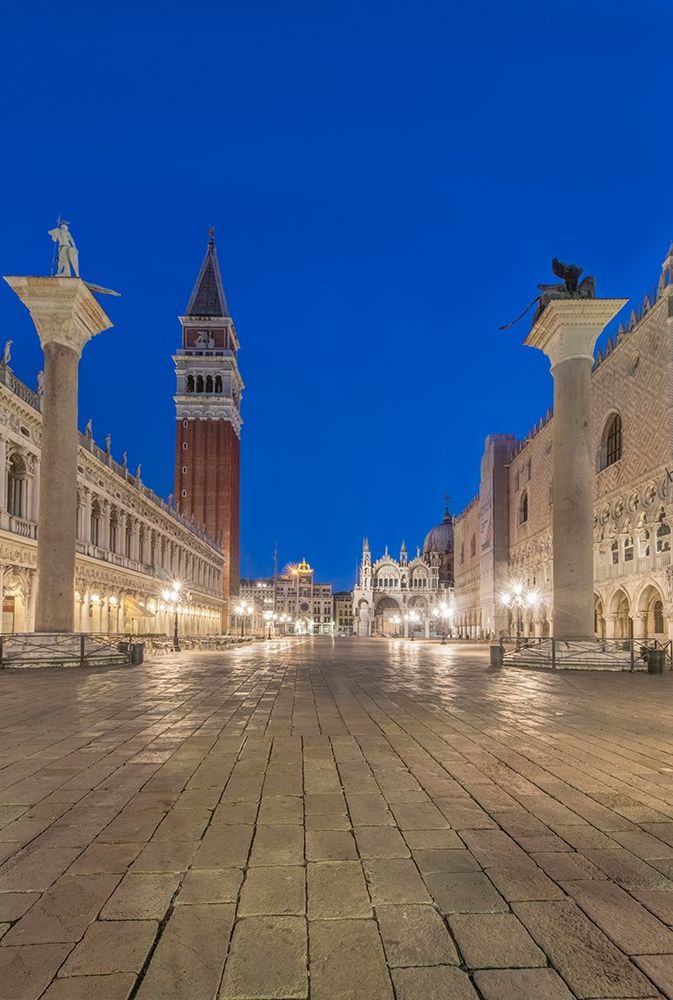 Italy-Venice San Marco Piazza at dawn